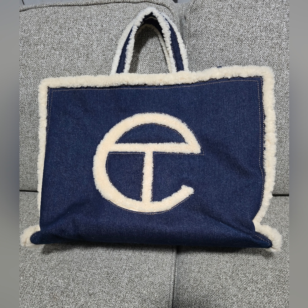 Ugg x Telfar LARGE denim bag